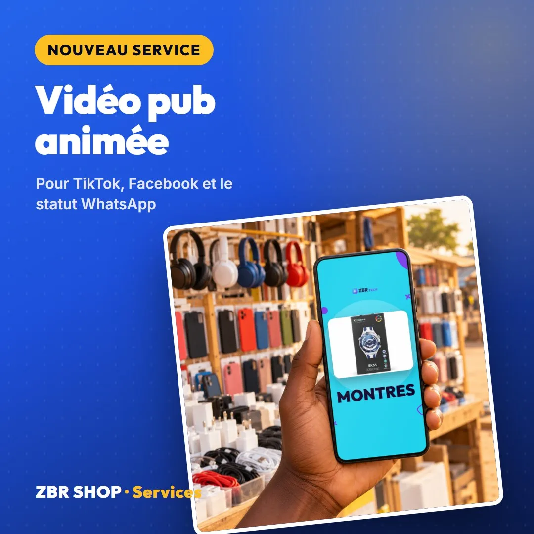 Vidéo publicitaire animée